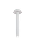 Rita 1 Pendant With 350mm Tube, 5W LED, 4000K, 325lm, IP44, Satin White, 3yrs Warranty