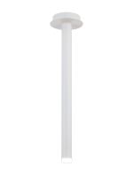 Rita 1 Pendant With 510mm Tube, 5W LED, 4000K, 325lm, IP44, Satin White, 3yrs Warranty