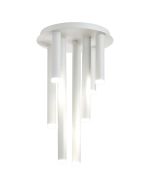 Rita 32cm Round 7 Ceiling Light, 35W LED, 4000K, 2275lm, IP44, Satin White, 3yrs Warranty