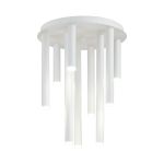 Rita 35cm Round 9 Ceiling Light, 45W LED, 4000K, 2925lm, IP44, Satin White, 3yrs Warranty
