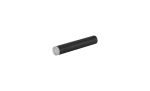 Rita 20cm Tubular Shade With Acrylic Diffuser, 5W LED, 4000K, 325lm, IP44, (Suitable for Rita Range Only) Satin Black/Clear