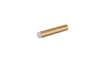 Rita 20cm Tubular Shade With Acrylic Diffuser, 5W LED, 4000K, 325lm, IP44, (Suitable for Rita Range Only) Satin Gold/Clear