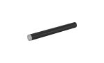 Rita 35cm Tubular Shade With Acrylic Diffuser, 5W LED, 4000K, 325lm, IP44, (Suitable for Rita Range Only) Satin Black/Clear