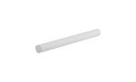Rita 35cm Tubular Shade With Acrylic Diffuser, 5W LED, 4000K, 325lm, IP44, (Suitable for Rita Range Only) Satin White/Clear