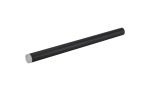 Rita 51cm Tubular Shade With Acrylic Diffuser, 5W LED, 4000K, 325lm, IP44, (Suitable for Rita Range Only) Satin Black/Clear