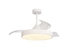 Alaska 50cm 50W LED Dimmable Ceiling Light With Built-In 30W DC Fan, 2700-5000K Remote&APP Control, 5500lm, White, 5yrs Wty