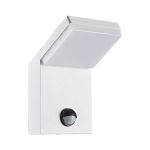 Alpine PIR Motion Sensor Wall Lamp, 7W LED, 3000K, 590lm, IP65, White, 3yrs Warranty