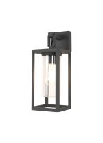 Alps Wall Lamp, 1 x E27, IP65, Black, 2yrs Warranty
