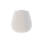 Andromeda 12cm Wine (B) Glass Shade, Opal White With Inner Funnel