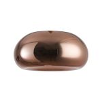 Andromeda 15cm Ellipse (C) Glass Shade, Copper With Inner Frosted Funnel
