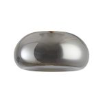 Andromeda 15cm Ellipse (C) Glass Shade, Chrome With Inner Frosted Funnel
