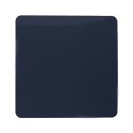 Trendi, Artistic Modern 1 Gang Blanking Plate Navy Blue Finish, BRITISH MADE, (25mm Back Box Required), 5yrs Warranty