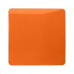Trendi, Artistic Modern 1 Gang Blanking Plate Orange Finish, BRITISH MADE, (25mm Back Box Required), 5yrs Warranty