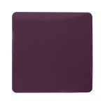 Trendi, Artistic Modern 1 Gang Blanking Plate Plum Finish, BRITISH MADE, (25mm Back Box Required), 5yrs Warranty