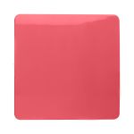 Trendi, Artistic Modern 1 Gang Blanking Plate Strawberry Finish, BRITISH MADE, (25mm Back Box Required), 5yrs Warranty