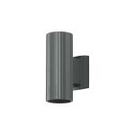 Gullo Ribbed Line Wall Lamp (FRAME ONLY) 2 x GU10, IP54, Grey, 2yrs Warranty
