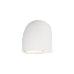 Baldy Wall Lamp, 1 x GU10, IP65, White, 2yrs Warranty