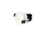 Bania 10 Dimmable Tridonic 10W 676lm 3000K 24°, White IP65 Fixed Recessed Spotlight Inner Glass cover, NO DRIVER REQUIRED, 5yrs Warranty