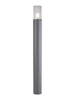 Pizzasy 90cm Post Lamp 1 x E27, IP54, Anthracite/Crackled Clear, 2yrs Warranty
