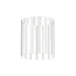 Brandroot Ribbed 140 x 150mm Glass, Wide Inner Lines, Frosted/Clear