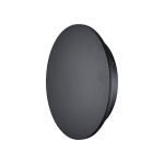 Bora Bora II Wall Light 18cm Round, 15W LED, 3000K, 1050lm, IP65, Black, 3yrs Warranty