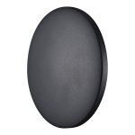 Bora Bora II Wall Light 23.5cm Round, 20W LED, 3000K, 1400lm, IP65, Black, 3yrs Warranty