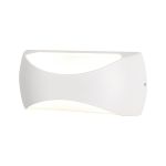 Butan Wall Lamp, 2 x 6W LED, 3000K, 1000lm, IP65, Matt White, 3yrs Warranty