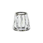 Arena 12.5x11.5cm, 27mm Frame Hole Shade (A), Antique Brass Clear Crystal