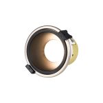 Mila, 5/8W, Triac Dimmable 4CCT LED Fire Rated Downlight, Black Inner & Satin Nickel Trim, Cut Out: 70mm, 800lm 60° Deg IP65, 5yrs Warranty