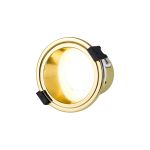 Mila, 5/8W, Triac Dimmable 4CCT LED Fire Rated Downlight, Gold Inner, Cut Out: 70mm, 800lm, 60° Deg, IP65, 5yrs Warranty