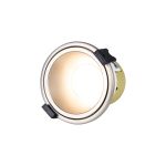 Mila, 5/8W, Triac Dimmable 4CCT LED Fire Rated Downlight, Satin Nickel Inner, Cut Out: 70mm, 800lm, 60° Deg, IP65, 5yrs Warranty