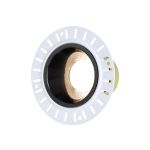 Mila, 5/8W, Triac Dimmable 4CCT LED Fire Rated Downlight, Trimless Black Chrome Inner, Cut Out: 70mm, 800lm, 60° Deg, 5yrs Warranty