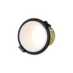 Mila, 5/8W, Triac Dimmable 4CCT LED Fire Rated Downlight, White Inner & Black Trim, Cut Out: 70mm, 800lm, 60° Deg, IP65, 5yrs Warranty