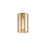 Zenth 12x20cm Amber Plated Cylinder Glass (AC), Shade