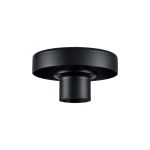Zenth 12cm Satin Black 1 Light E27 Shallow Ceiling Light (FRAME ONLY)