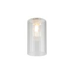 Zenth 10x18cm Clear Ribbed Slim Tube Glass (AD), Shade