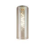 Zenth 10x28cm Cognac Ribbed Slim Tube Glass (AD), Shade