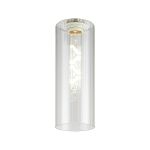 Zenth 10x28cm Clear Ribbed Slim Tube Glass (AD), Shade