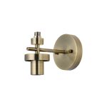 Zenth Antique Brass 1+1 Up & Down Light G9+E27 Wall Light (FRAME ONLY)