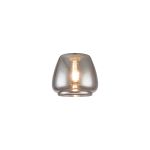 Zenth 16x14cm Smoke Plated Jar Glass (J), Shade