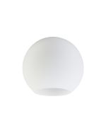 Zenth 20x18cm Open Mouth Round Opal Globe Glass (U), Shade