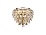 Coniston Wall Lamp, 1 Light E14, Antique Brass/Crystal