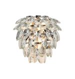 Coniston IP Wall Lamp, 2 Light G9, IP44, Polished Chrome/Crystal