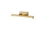Cavinona Wall Lamp Small Adjustable, 1 x 6W LED, 3000K, 612lm, IP44, Brass, 3yrs Warranty