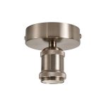 Dreifa 10cm Ceiling Light, 1 x E27, Satin Nickel