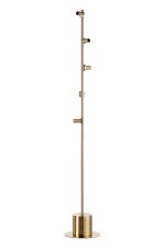 Eldia Antique Gold 5 Light E14 Floor Lamp Without Shade, Suitable For A Vast Selection Of Glass Shades