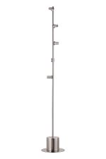 Eldia Satin Nickel 5 Light E14 Floor Lamp Without Shade, Suitable For A Vast Selection Of Glass Shades