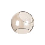 Eldia 15x12.5cm (A) Angled Double Cut Glass Shade, Cognac