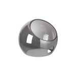 Eldia 15x12.5cm (A) Angled Double Cut Glass Shade, Smoke