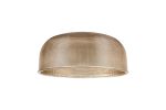 Arvo 27x11.5cm Prismatic Dome Glass Shade, Amber